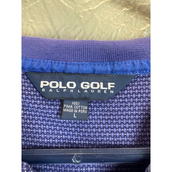Polo Golf Ralph‎ Lauren Pima Cotton Short Sleeve Vintage Shirt Mens Size Large - Picture 3 of 4